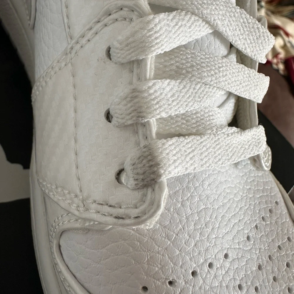 NEW Air Jordan 1 High-Top Sneakers - White